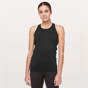 Lululemon Tank Top Women’s 4 Ruche Of Adrenaline Black